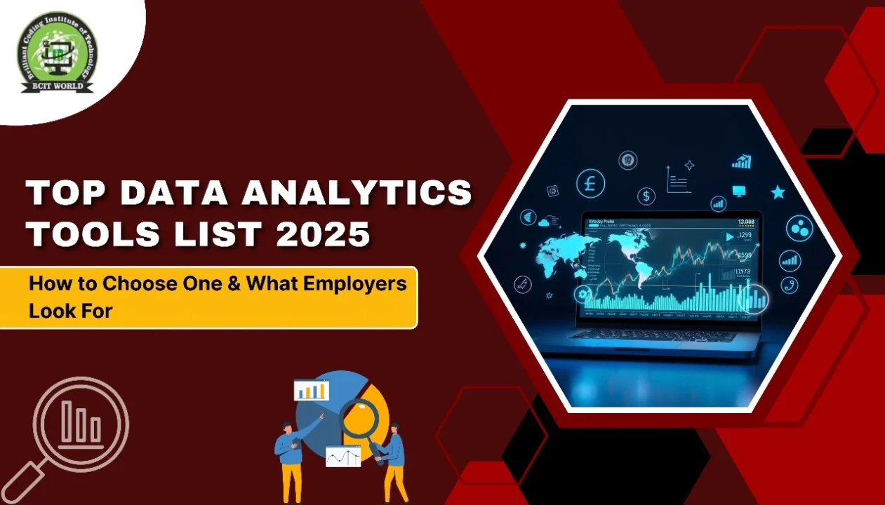 Top Data Analytics Tools List 2025 with guide on how to choose the best analytics software for career growth